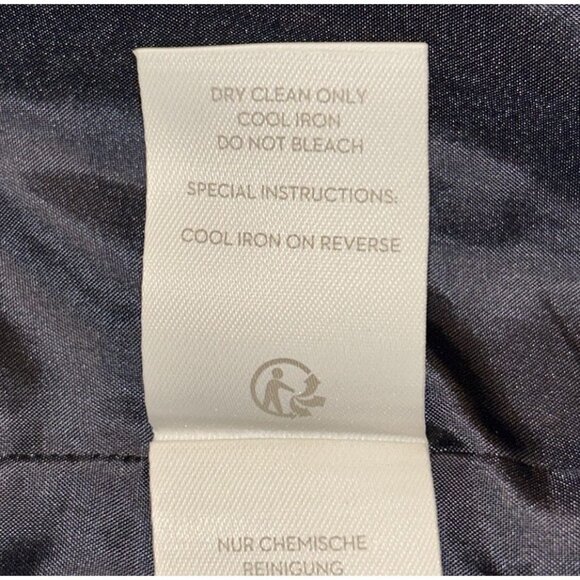 Boden Heritage British Tweed Wrap Skirt 100% Lambswool Navy Yellow White, US 2 - Picture 11 of 11